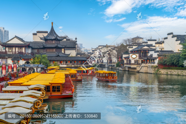 南京夫子廟秦淮河