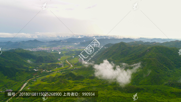 山脈,綠色青山