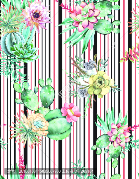 格子花