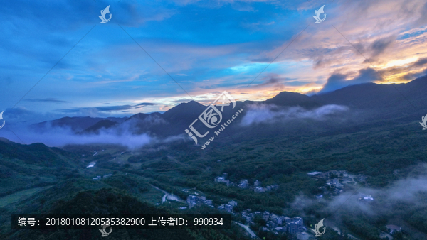 雨后云霧