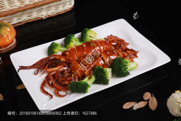 燒汁魷魚筒