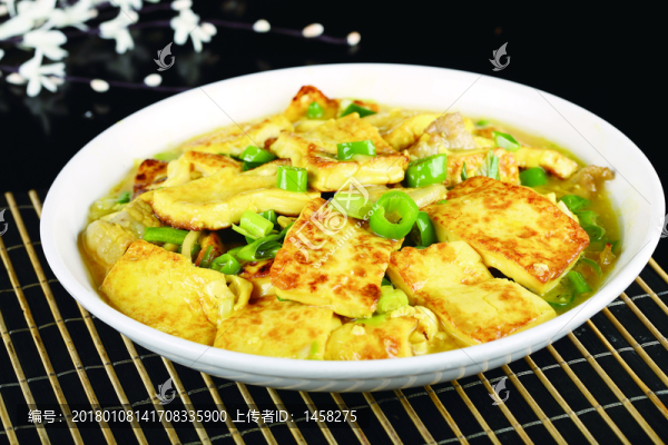 青椒雞蛋煎豆腐