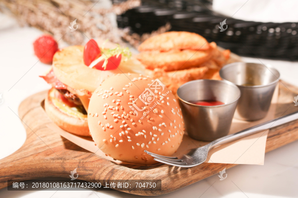 夏威夷牛肉漢堡