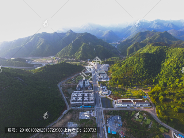 航拍杏溪