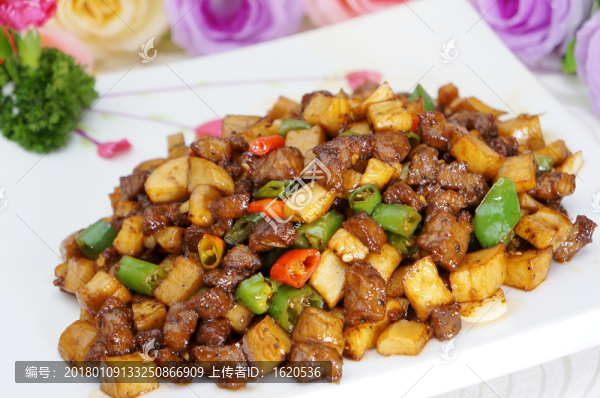 黑椒牛肉粒