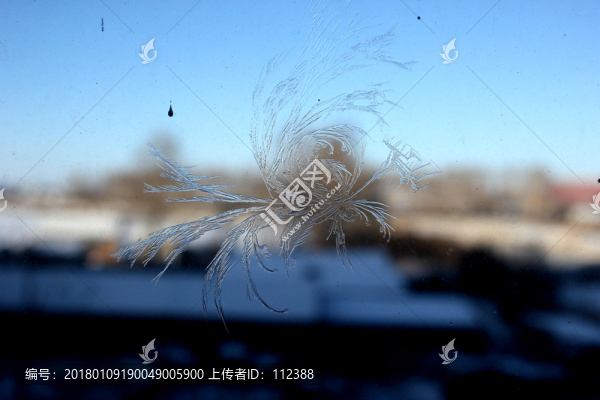 冰凌窗花,雪花霜花,冰霜,底紋