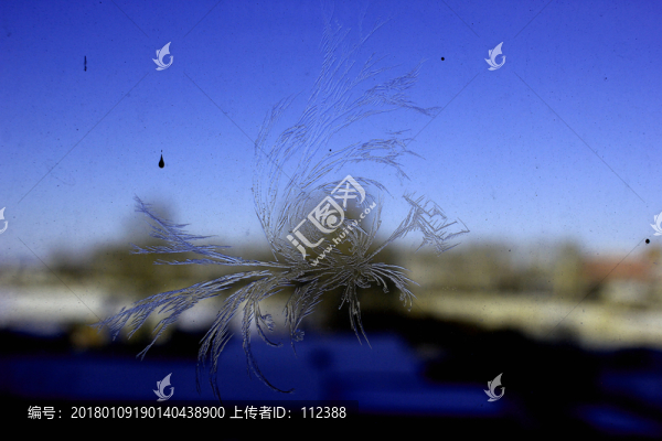 冰凌窗花,雪花霜花,冰霜,底紋