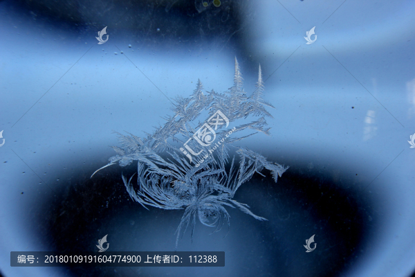 冰凌窗花,雪花霜花,冰霜,底紋