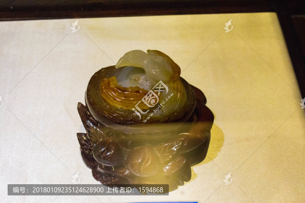 唐朝文化配飾玉器古董