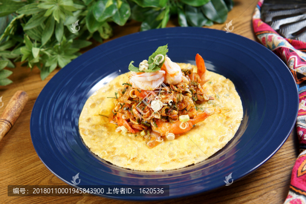 泰國煎蛋蝦仁