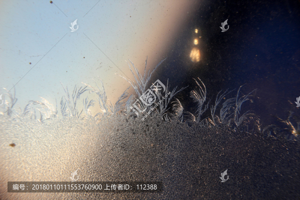 冰凌窗花,雪花霜花,冰霜,底紋
