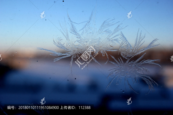 冰凌窗花,雪花霜花,冰霜,底紋