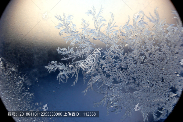 冰凌窗花,雪花霜花,冰霜,底紋