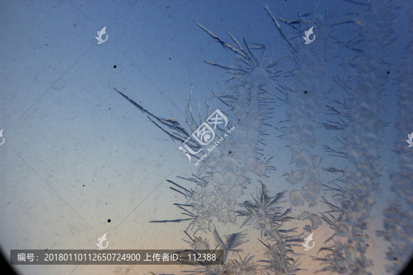冰凌窗花,雪花霜花,冰霜,底紋