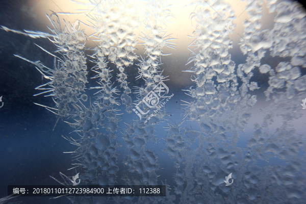 冰凌窗花,雪花霜花,冰霜,底紋
