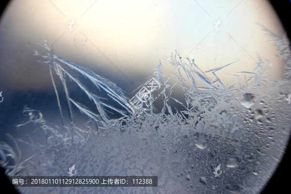 冰凌窗花,雪花霜花,冰霜,底紋