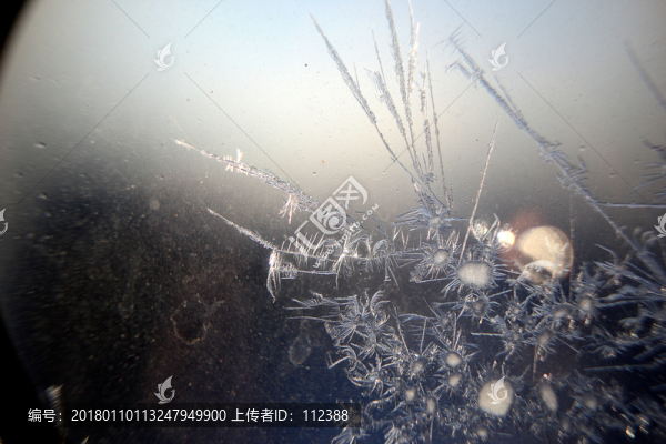 冰凌窗花,雪花霜花,冰霜,底紋