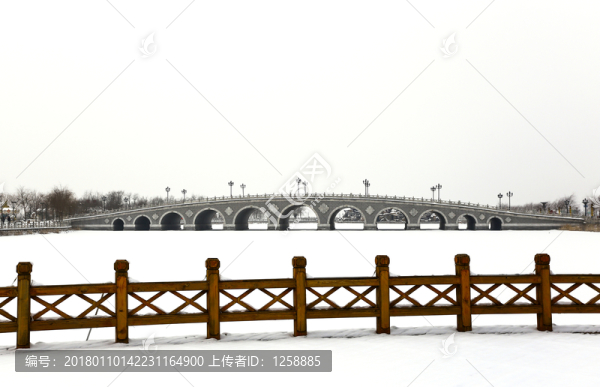 銀川景城公園雪景