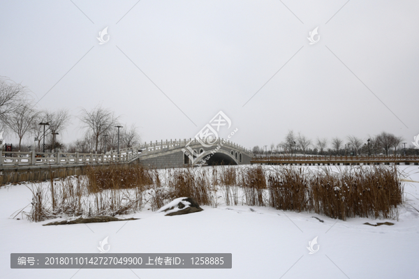 銀川景城公園雪景