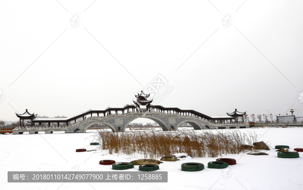 銀川景城公園雪景