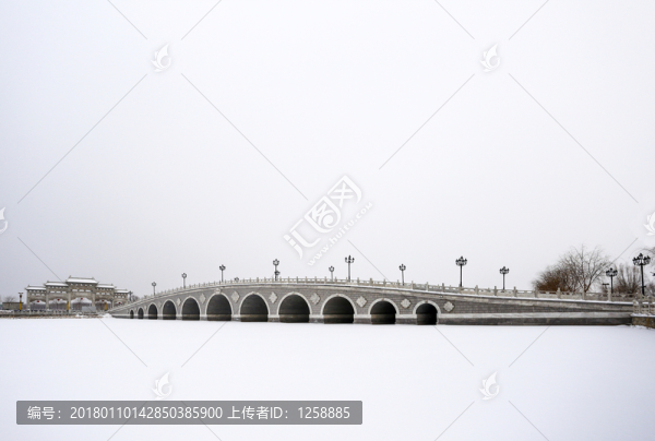 銀川景城公園雪景