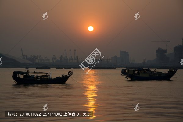 海港黃昏
