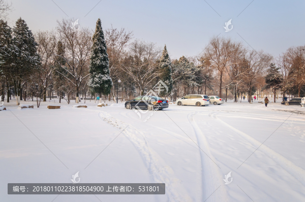 唐山鳳凰山雪景