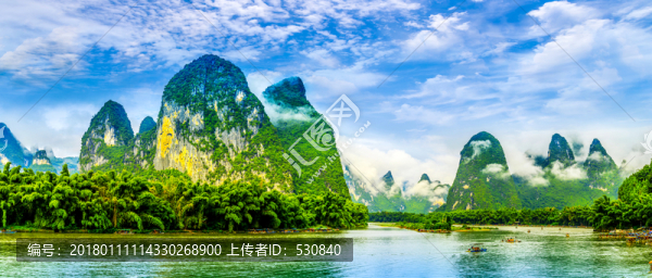 桂林漓江山水風光,大畫幅