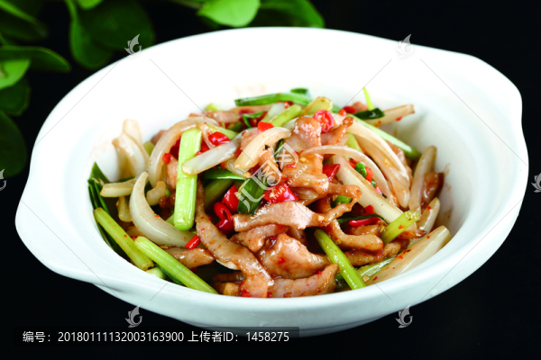 小炒豬頸肉