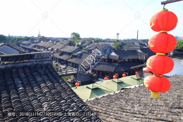 古鎮(zhèn)紅燈籠