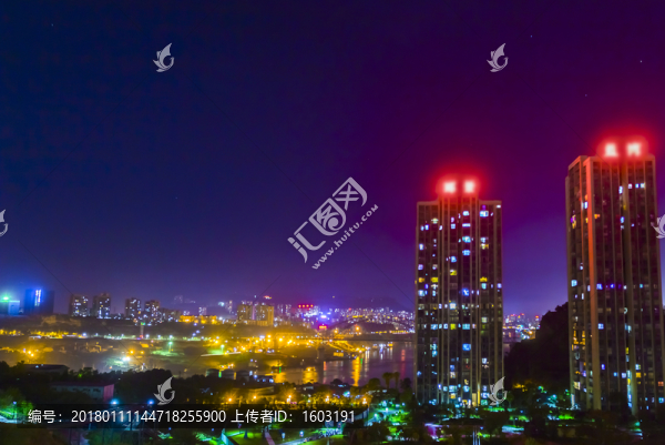 重慶萬州城市夜景