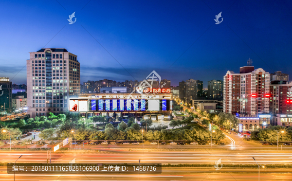 北京城市夜景