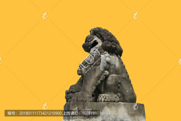 石獅子素材