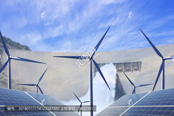 新能源,風(fēng)力發(fā)電和太陽(yáng)能發(fā)電