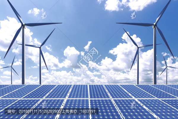 新能源,風力發(fā)電和太陽能發(fā)電