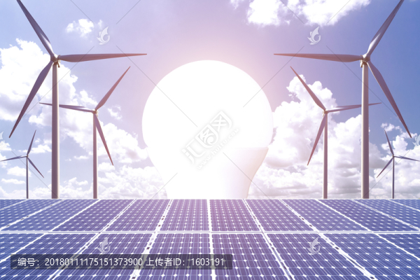 新能源,風力發(fā)電和太陽能發(fā)電