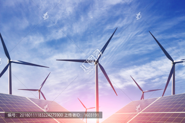 新能源,風力發(fā)電和太陽能發(fā)電
