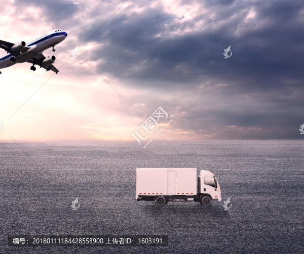 公路,貨車,飛機(jī)