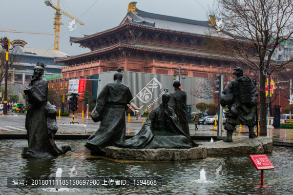 古代人物雕像