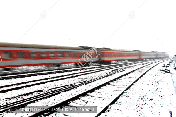 雪中列車