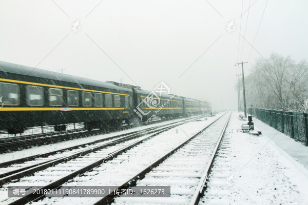 雪中列車