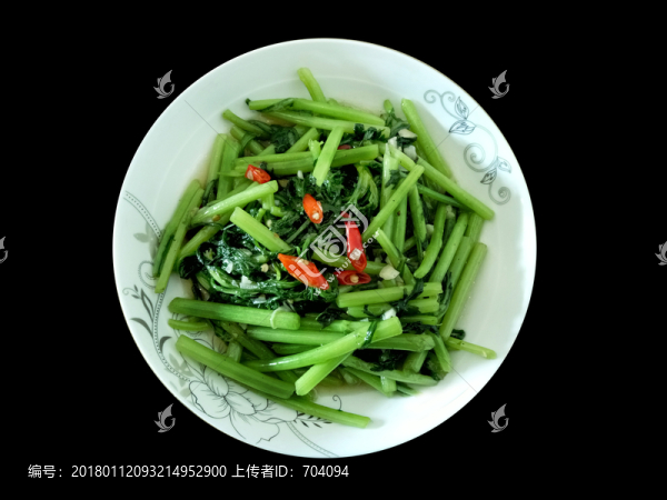 清炒茼蒿