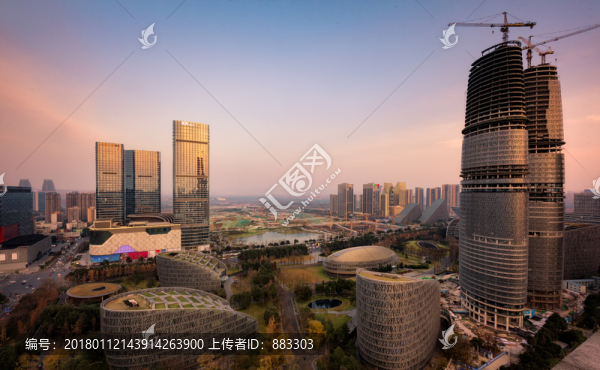 建設(shè)中的天府新區(qū)