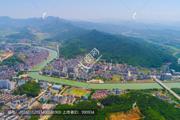 仁化縣,縣城,航拍