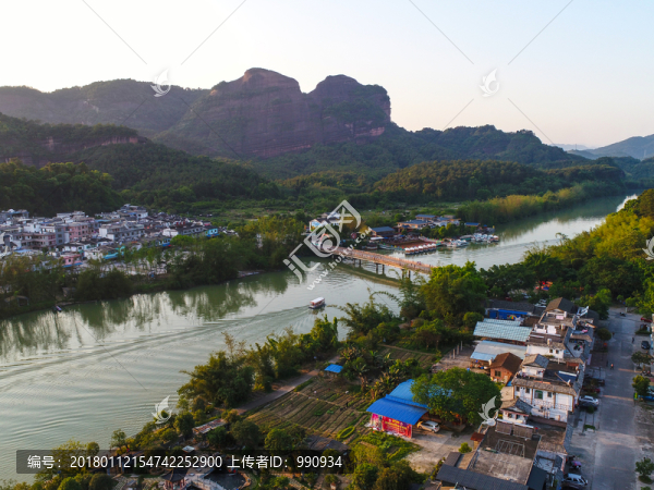 丹霞山,航拍