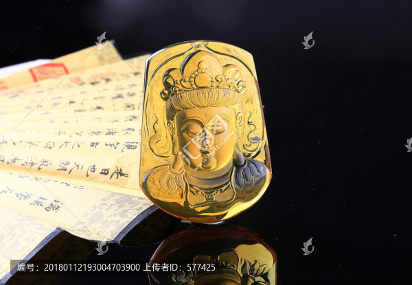 金藍雕刻件