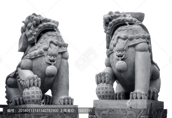 石獅子,素材