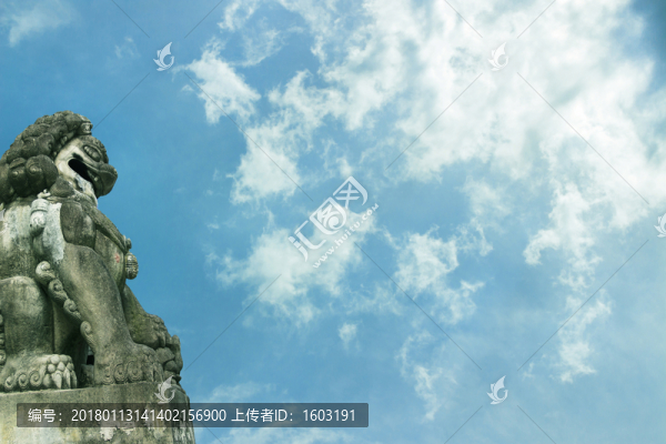 石獅子,素材