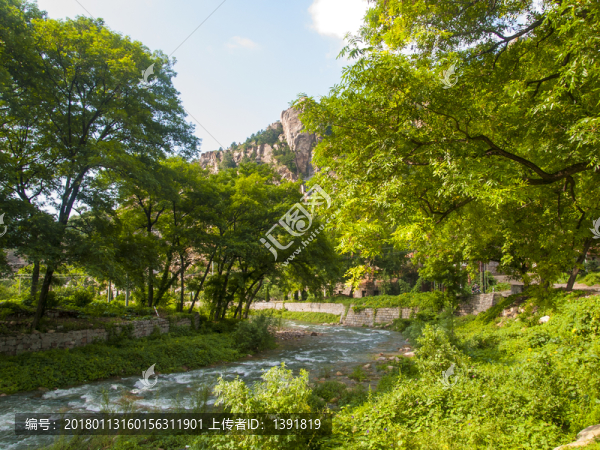 雨后的青島嶗山