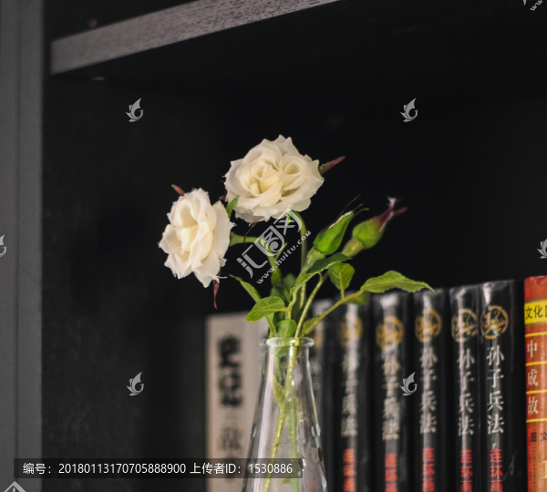 書柜,,小花